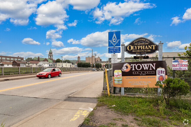 Welcome to historic neighborhood of Olyphant.
