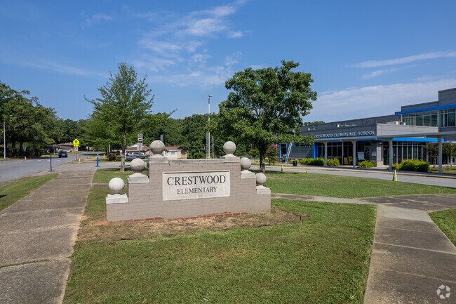 Crestwood Elementary School is located off of Crestwood Road.