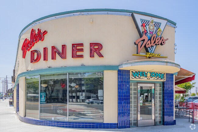 Head into Dale's Dinner for that nostalgic 1950's dinner feel.