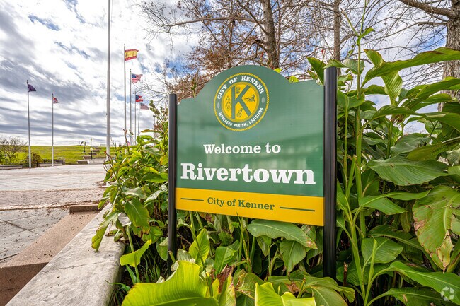 Rivertown is the oldest section of Kenner and sits along the Mississippi River.