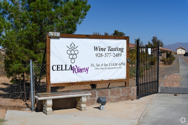 The Cella Winery is on the north end of Valle Vista and offers weekend wine tastings.