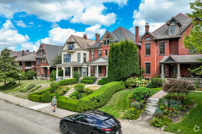 Victorian homes in Short North built in the early 1900s are beautifully renovated.