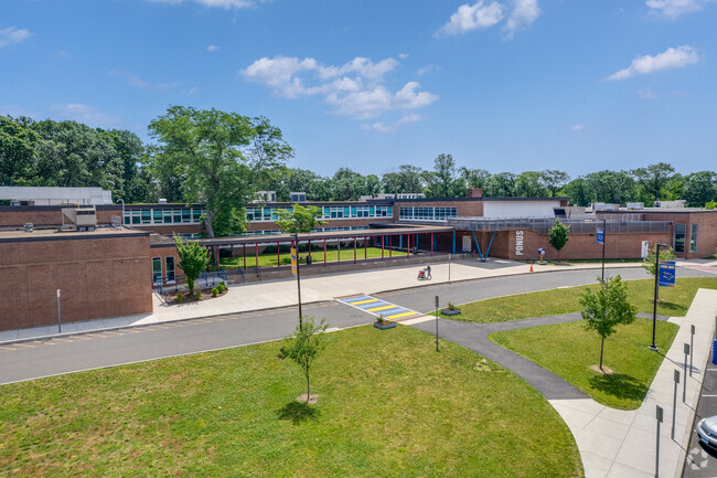 Ponus Ridge Middle School is in close proximity to Downtown Norwalk.