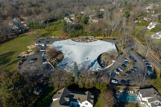 The Learning Community Day School has a unique and secure design.