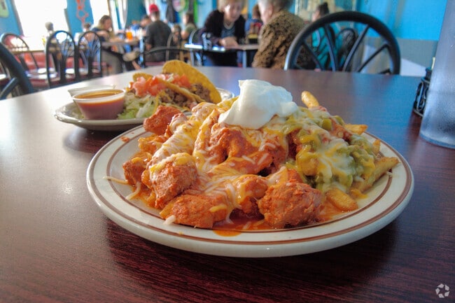 Rutilio's carne fries with chile is one of the reasons Meadow Lake flock to the restaurant.