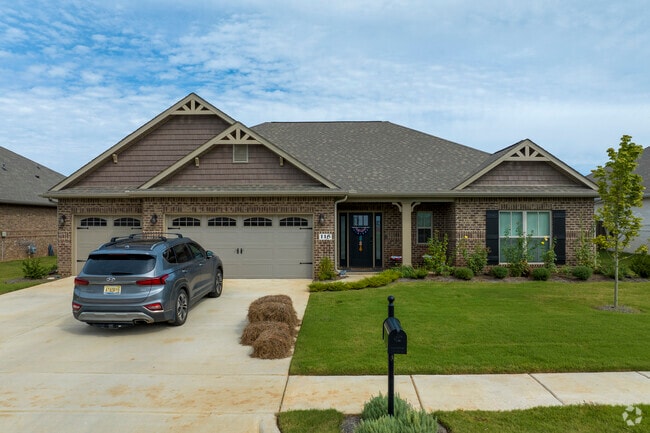 In Meridianville you'll find several styles of homes, including new traditional.