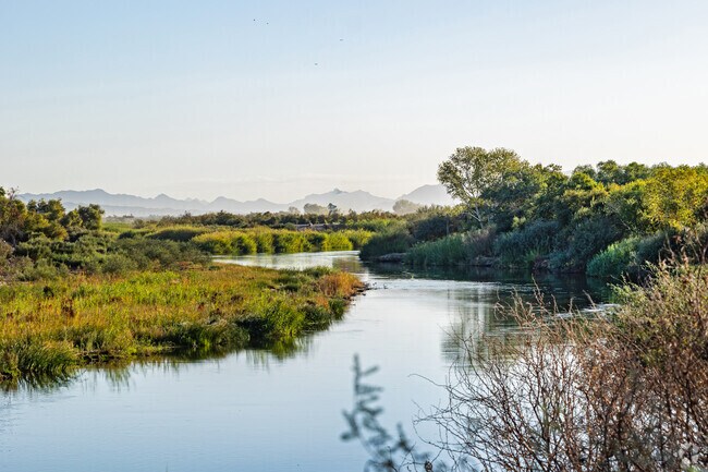 The Colorado River is a focal point and attraction close to Country Estates, AZ.
