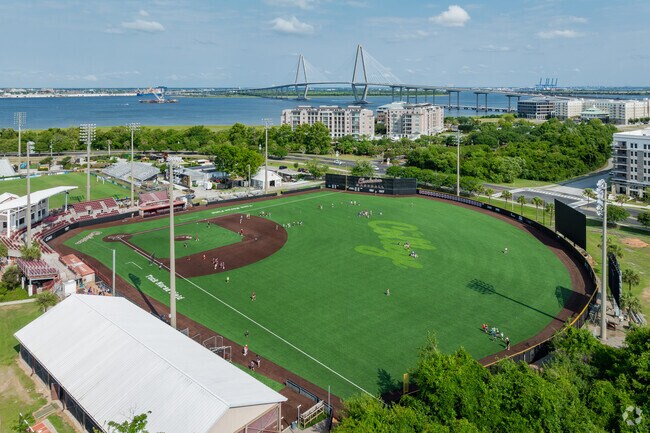 Catch an exciting baseball game at the College of Charleston Baseball Stadium in Patriots Point.