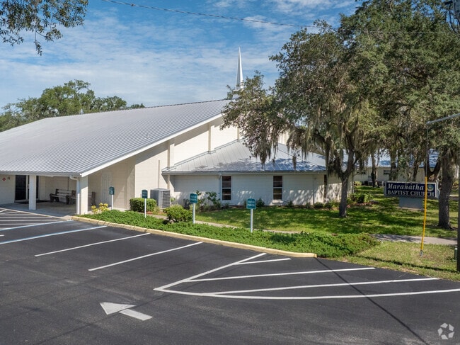 The Maranatha Baptist Church is the cornerstone of Maranatha Village.