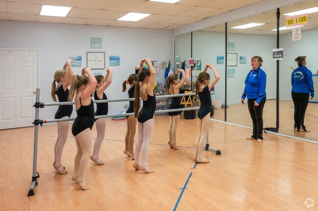 Young dancers train in Cohasset at Raquelle's Dance & Fitness Studio.