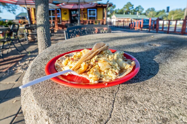 Breakfast tacos are a favorite at Mr. Takito in Liverpool.
