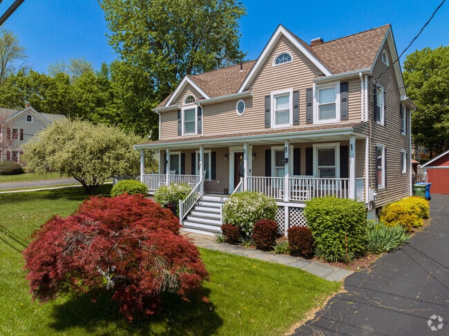 A flowering Japanese maple is a welcoming sight in Goshen.