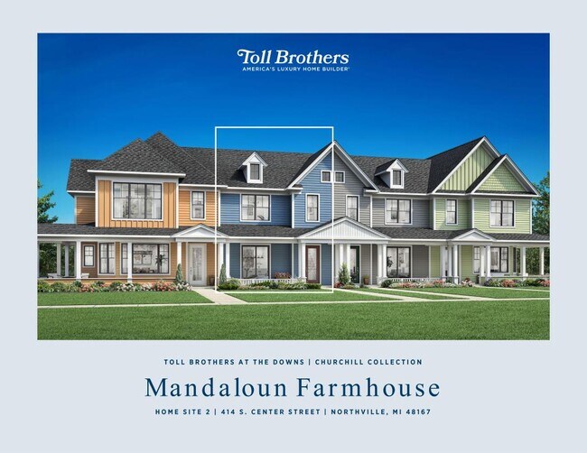 Toll Brothers at The Downs - Churchill Collection, Mandaloun Plan unit 36756211, Northville, MI 48167 - photo 2