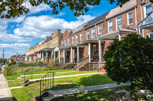 Sit on your front porch and relax on a nice, sunny day in Central Park Heights, Maryland.