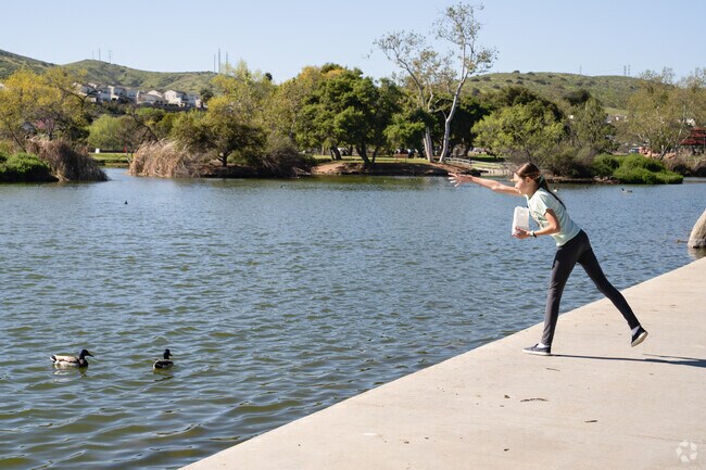 Just near East Elliot, Santee Lakes offers a peaceful spot to enjoy wildlife and nature.