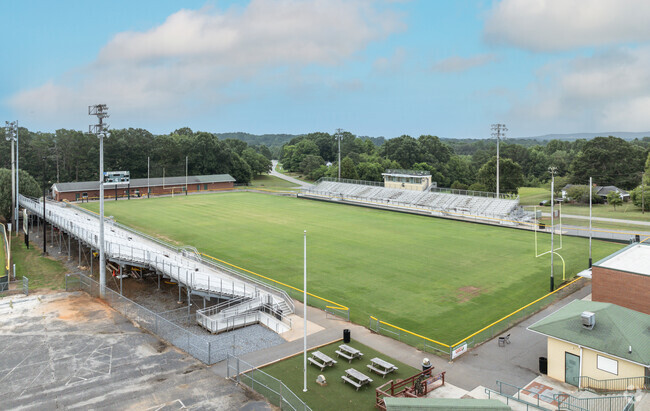 The Trojans of Bandys High School play football here on Friday nights.
