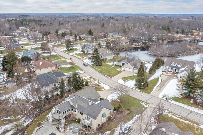 Meandering roads add character to Grand Rapids Township.