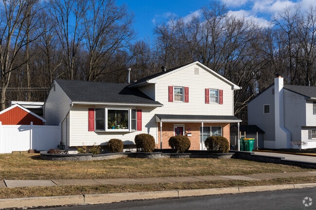 Split-level homes are a common sight in Fairless Hills.