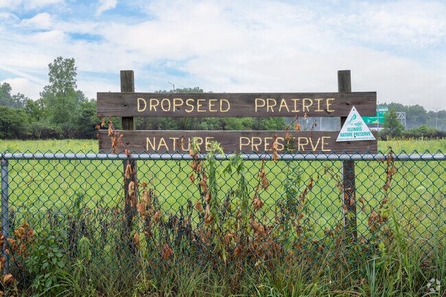 Dropseed Prairie in Markham is the Old Indian Boundary Prairies and provide a nice green space.