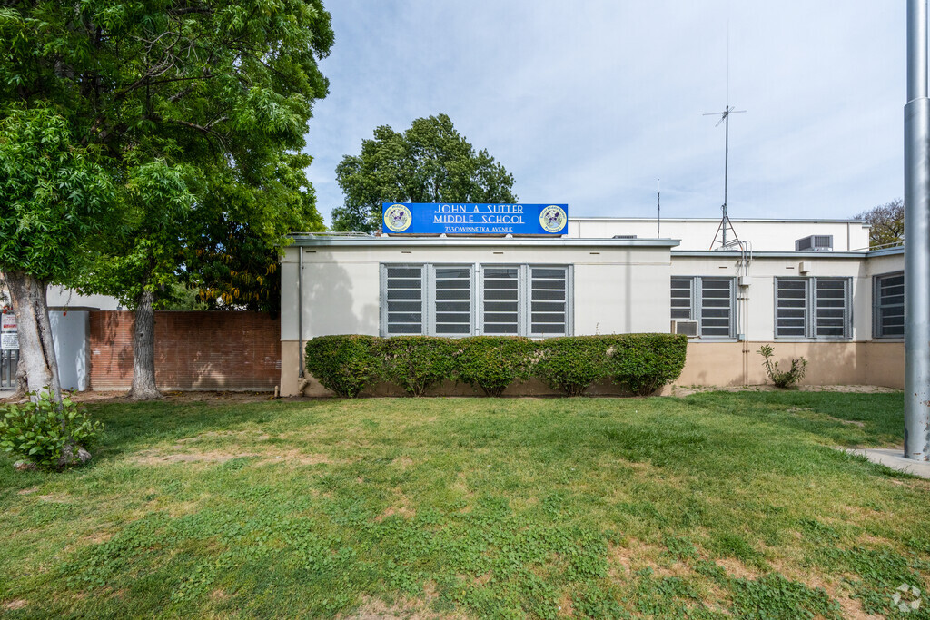 The John A. Sutter Middle School in Winnetka.
