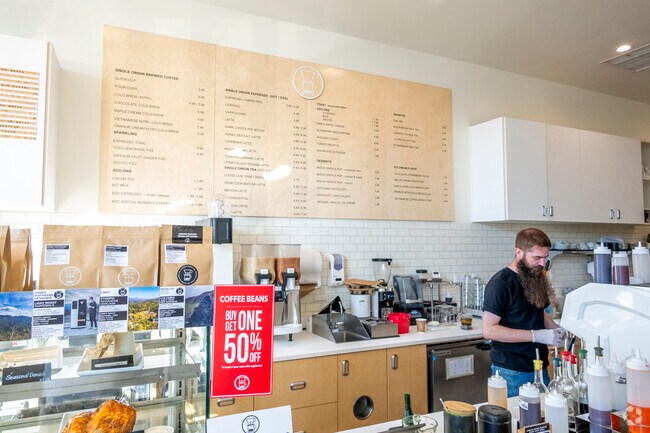 Coffee & Water Lab offer delicious Lattes that gives you a boost in the morning.