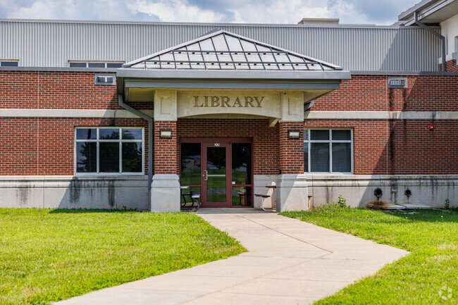 Willard High School students have access to numerous volumes at the school library.