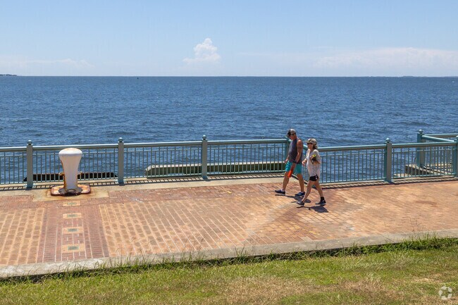 Pensacola locals love the outdoors, taking walks, riding bikes, and boating.