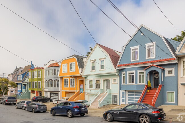 Colorful homes are what the Inner Sunsets urban design is known for.