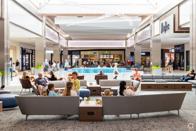 You can bring your family and enjoy a day of shopping at the Town Center Mall in Boca Raton.