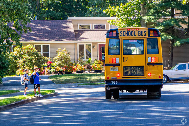 Bus rides are available for all children to all of the local schools in the area.