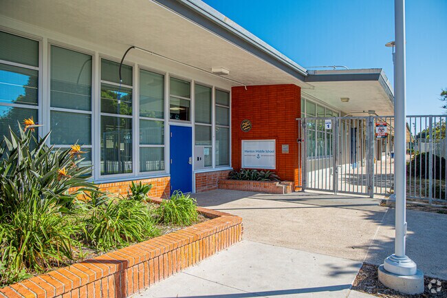 Marston Middle School near Morena provides daily exploration and elective courses for students.