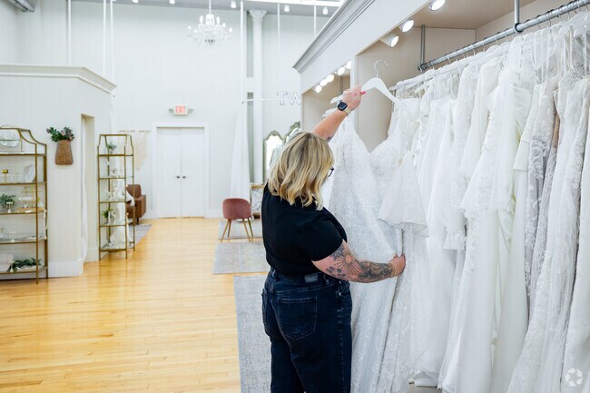 People from all over the state come to Twirl Bride in Kenton for their high end tuxedo rentals and dresses.