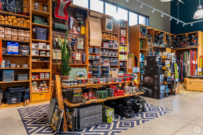 South Side is fortunate to be near the camping store REI.