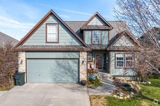 Each home in Spring Branch has its own character and some have little front porches.