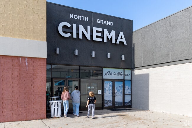 Oak-Riverside residents can swing up to the North Grand Cinema in the nearby mall.