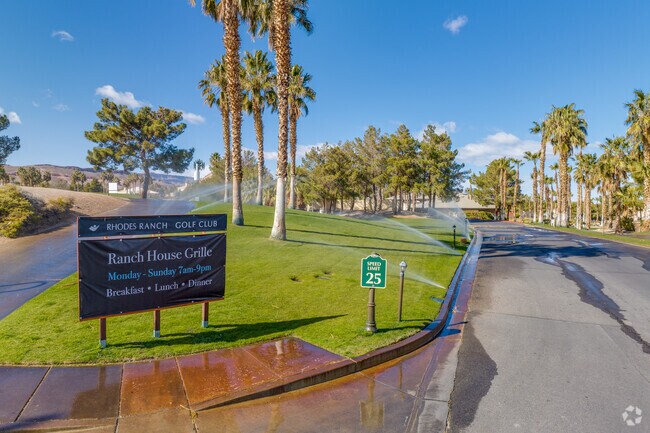 Take a swing at Rhodes Ranch Golf Club in Nevada.