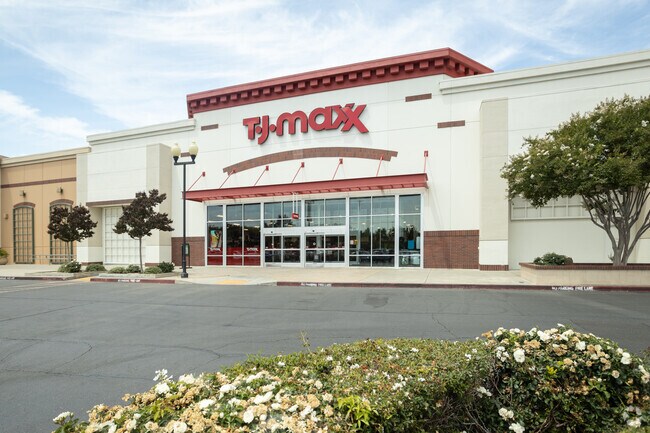 The TJ Max sits alongside many large stores in the Prominade shopping area.