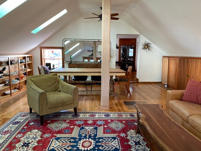 Open plan living and dining