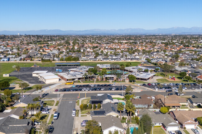 Sweeping views of William T. Newland Elementary.