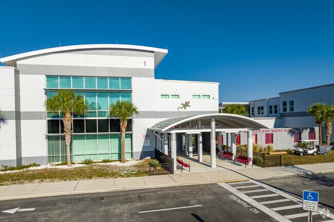 Martha B. King Middle School has 914 students in grades 6-8.