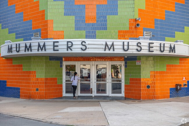 Tour a classic Philadelphian tradition near Dickinson Square West at the Mummers Museum.