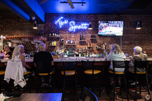 The Spott on Canal Street in Southwest New Smyrna has a full menu and bar.