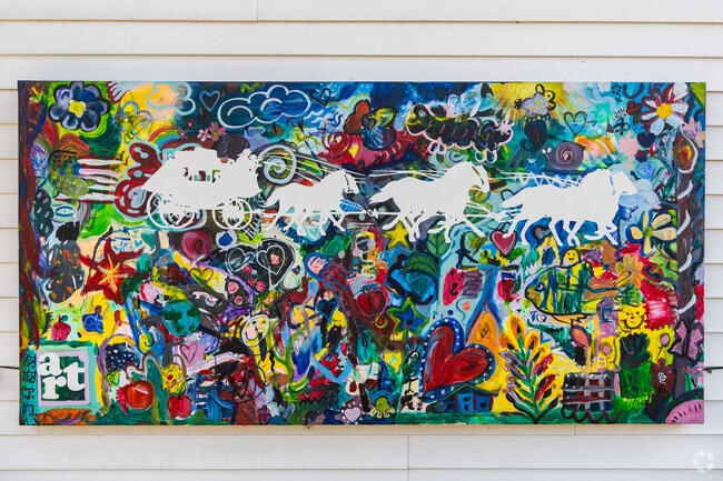 Hallberg Center for the Arts in downtown Wyoming showcases work from local artists.