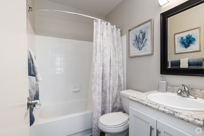 1BR, 1BA - 427SF - Bathroom