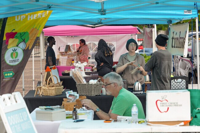 Maywood families enjoy the vibrant atmosphere of Downtown Waterloo’s events.