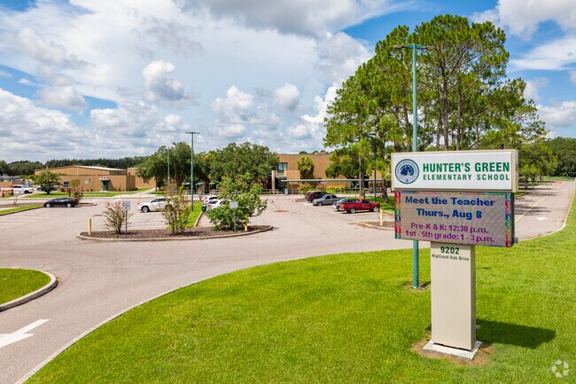 Hunter's Green Elementary is the home of the Panthers.