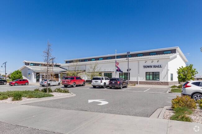 Various matters of governance are discussed at Bennett's centralized Town Hall building.