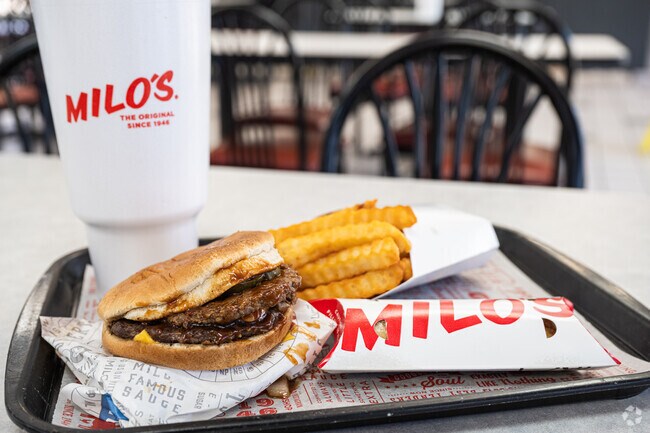 Milo's in Roebuck Springs is known for its burgers with signature sauce & sweet tea.