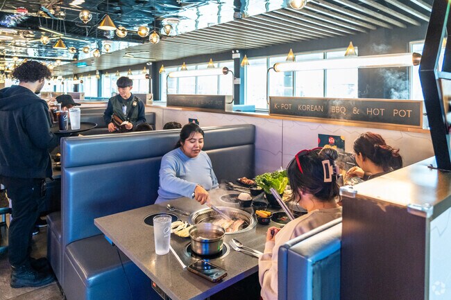 KPOT Korean BBQ and Hot Pot in Chicago Ridge is a great place to grab lunch with friends.