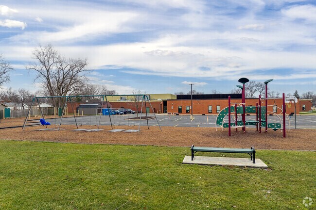 Walter G. Nord Middle School students can play on the playground during recess.
